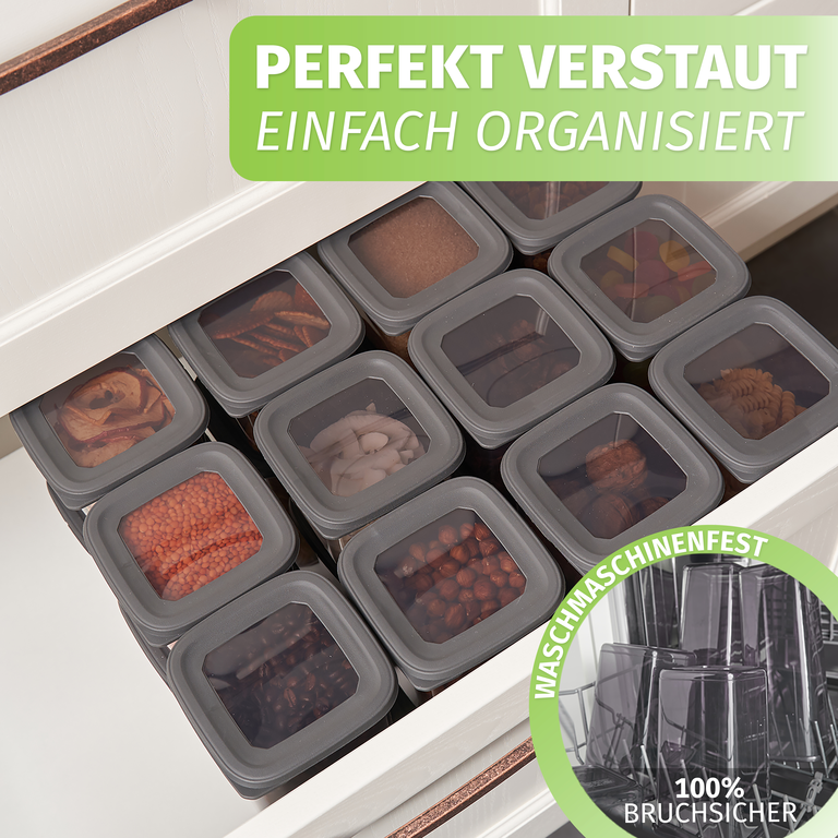 Küche Schubalden Organizer oder Vorratskammer Küche Organisation beste Vorratsdosen günstig