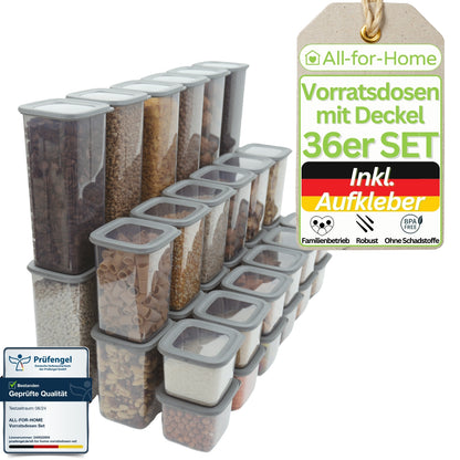 Vorratsdosen mit deckel Luftdicht inklusive Aufkleber beste Küchen Organizer 