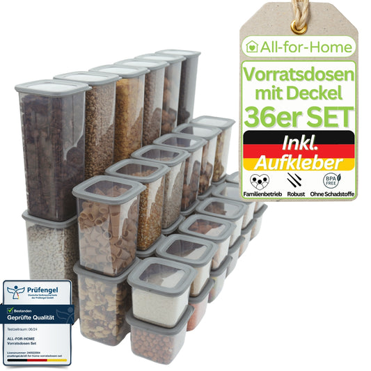 Vorratsdosen mit deckel Luftdicht inklusive Aufkleber beste Küchen Organizer 